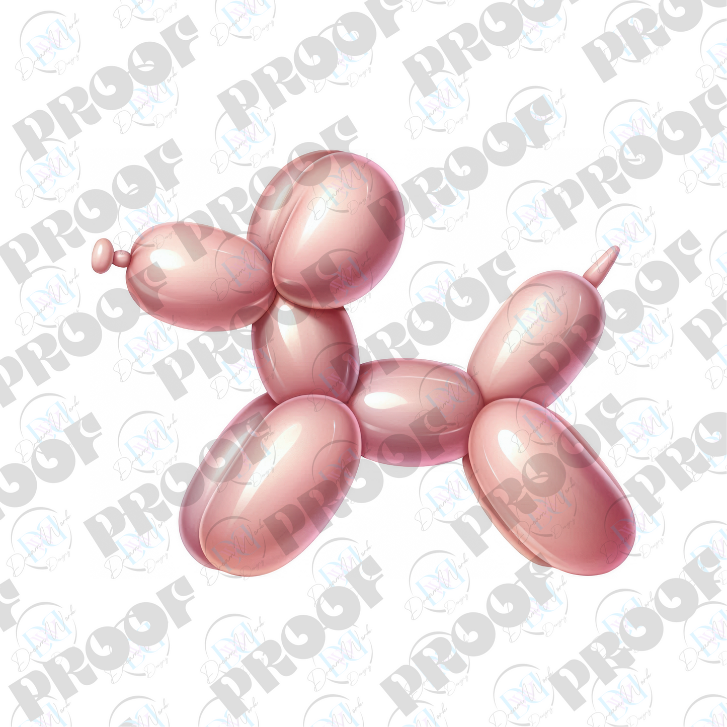 Balloon Dog Metallic (Multiple Options Apparel)