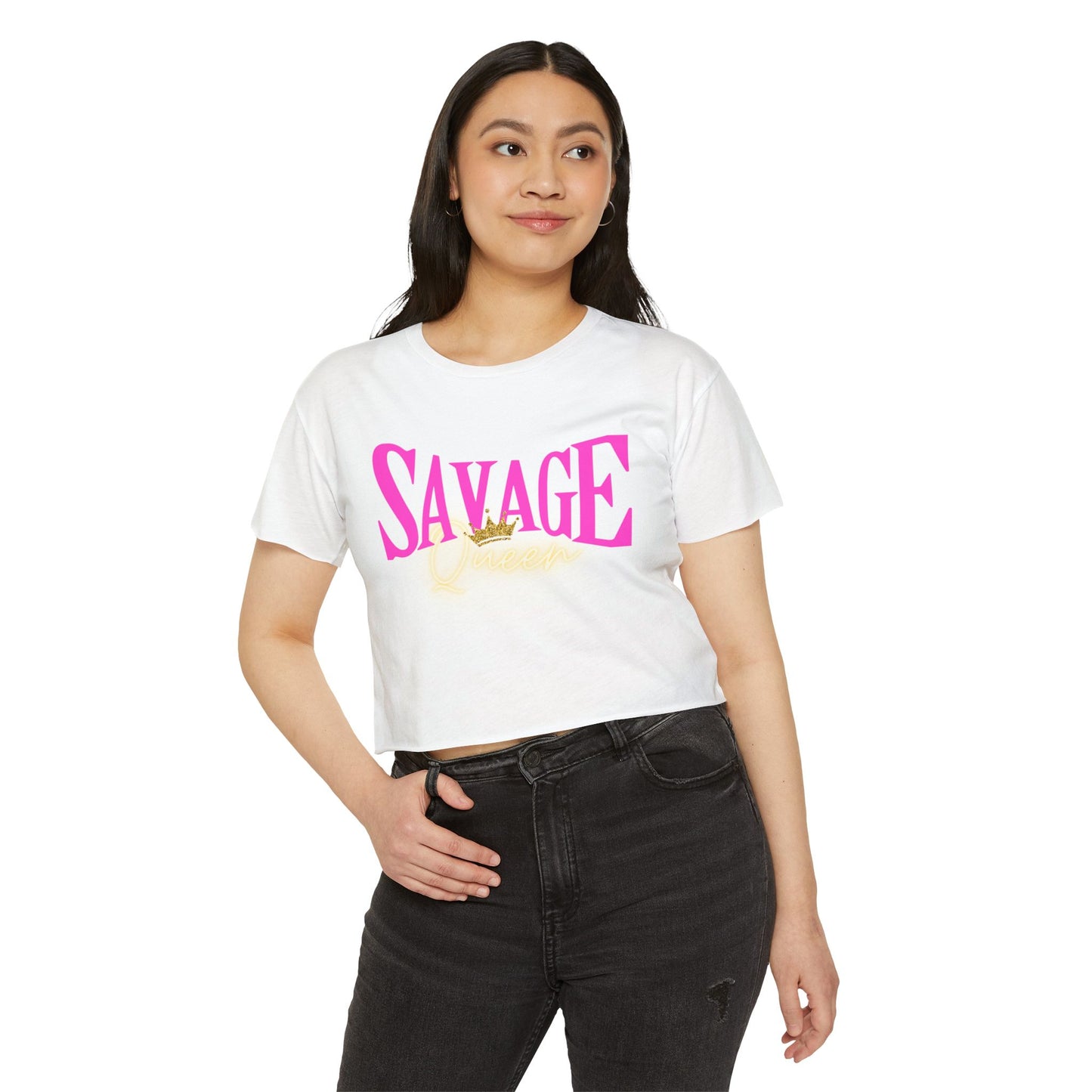 Savage Queen Festival Crop Top