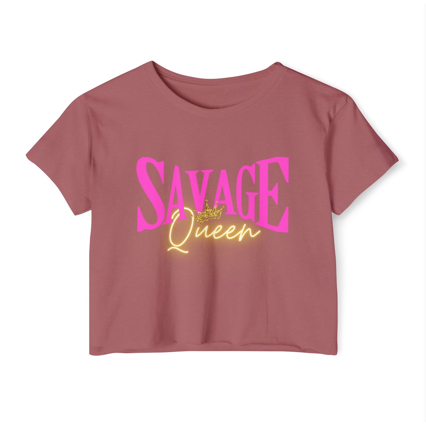 Savage Queen Festival Crop Top