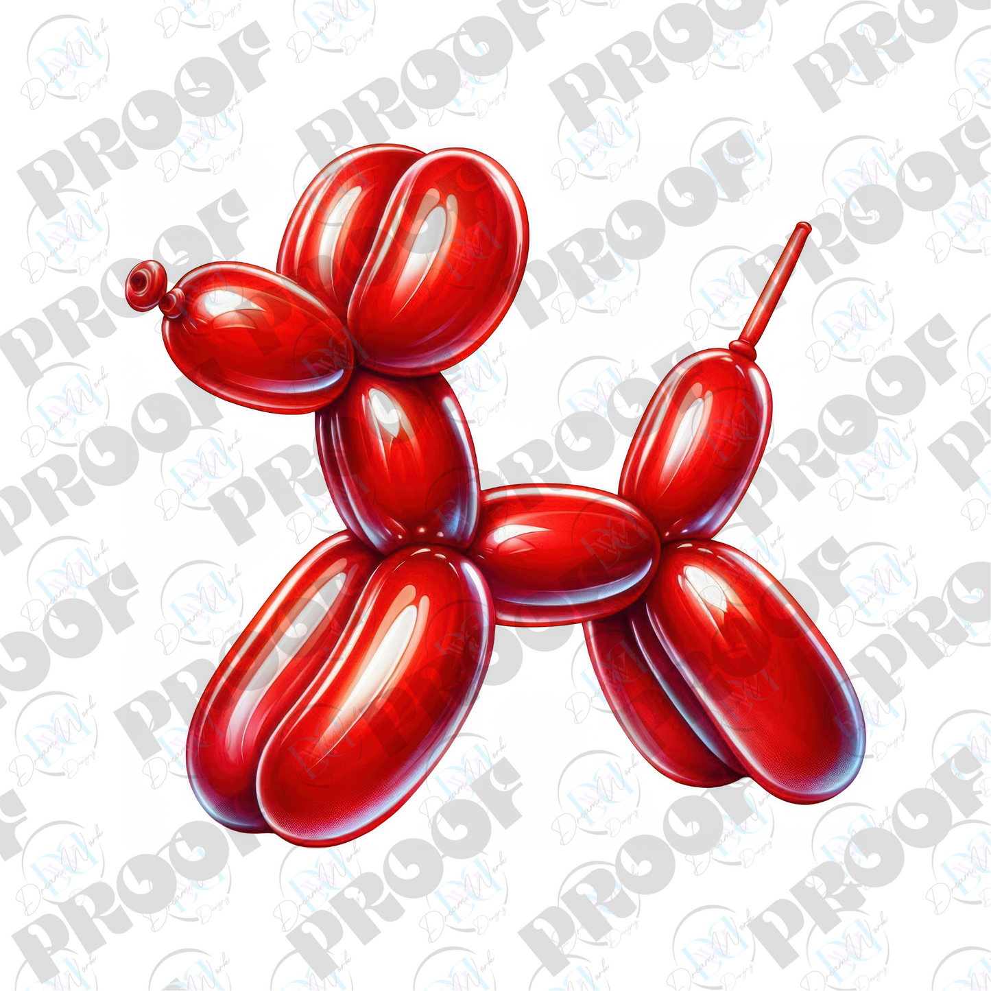 Balloon Dog Metallic (Multiple Options Apparel)