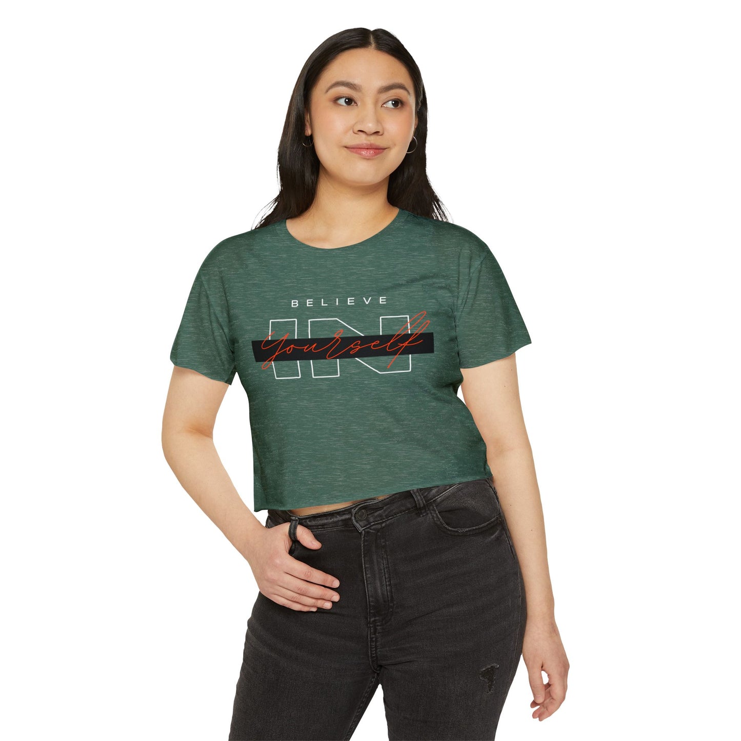 Believe IN Yourself Women's Crop Top