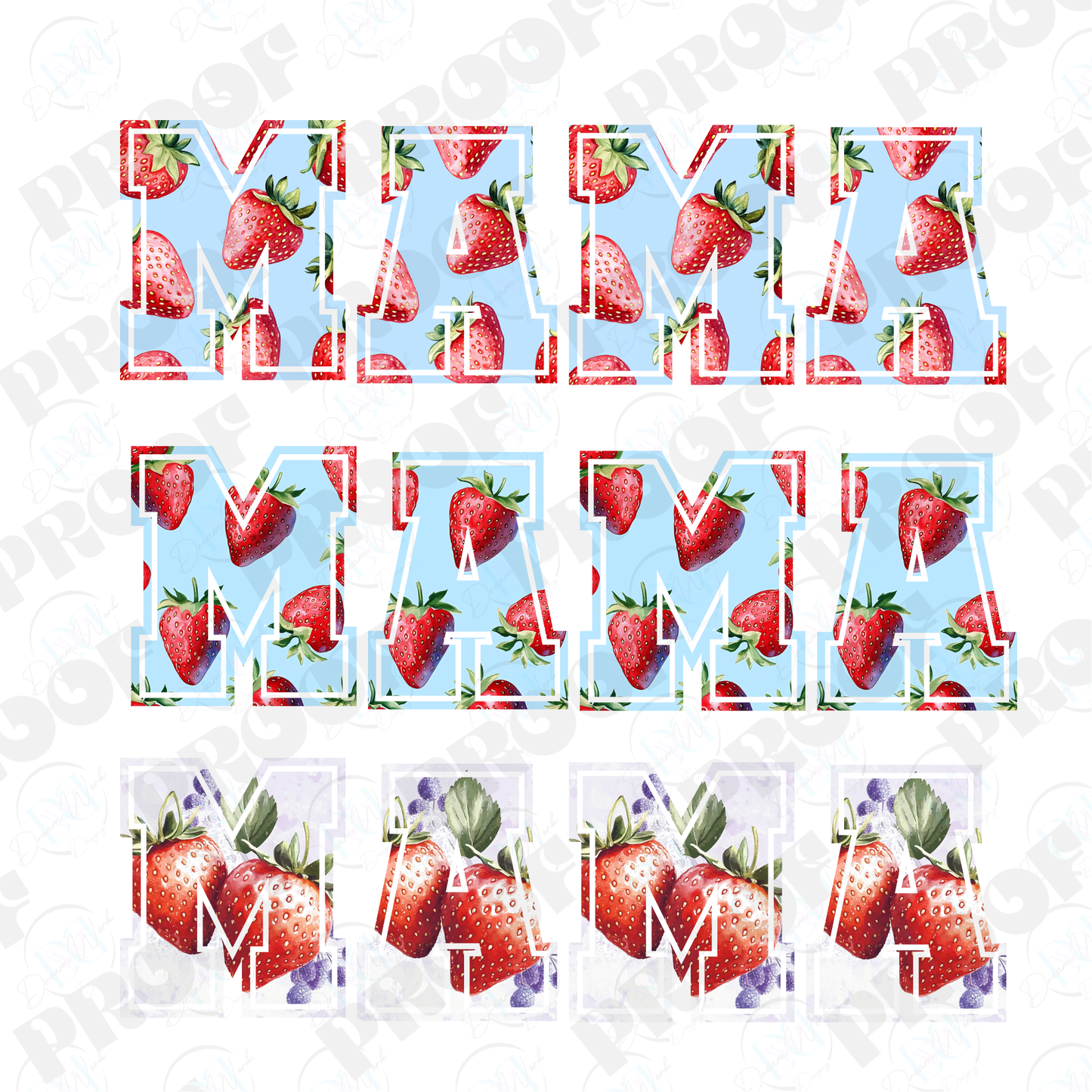 MAMA 42 Strawberry (Multiple Options Apparel)