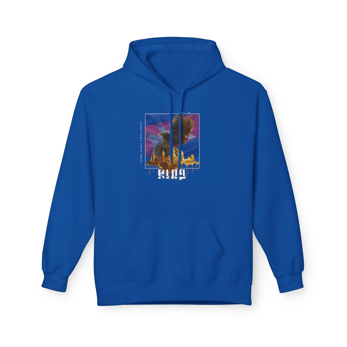 KING Royalty Hoodies | Custom Flag Background Option | Luxury Streetwear Hoodie | Dream Work Designz