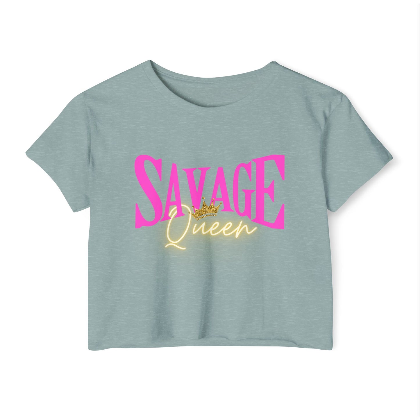 Savage Queen Festival Crop Top