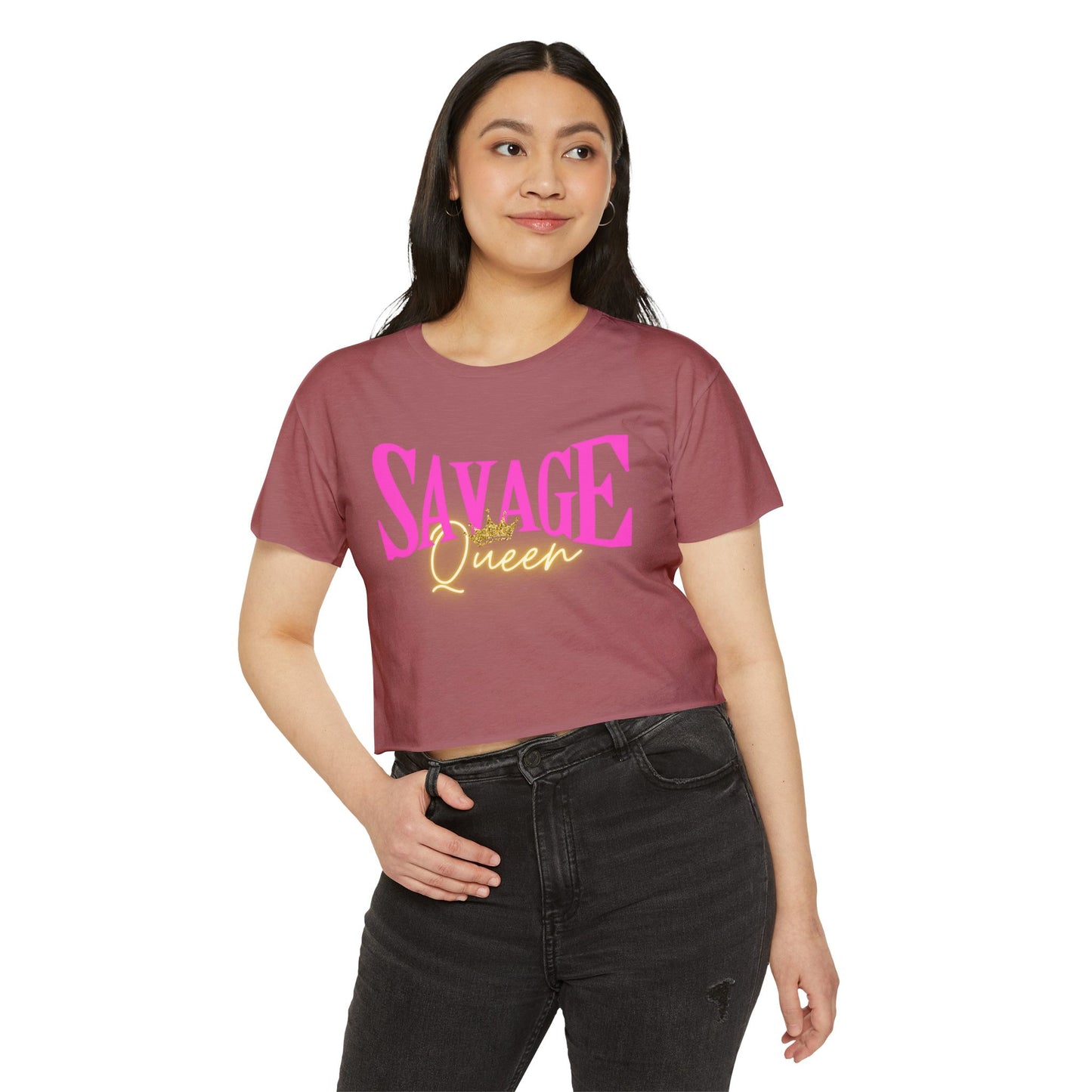 Savage Queen Festival Crop Top