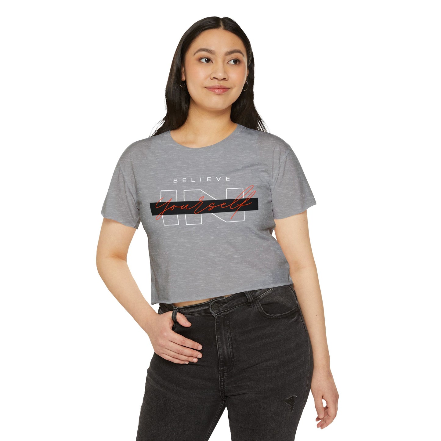 Believe IN Yourself Women's Crop Top
