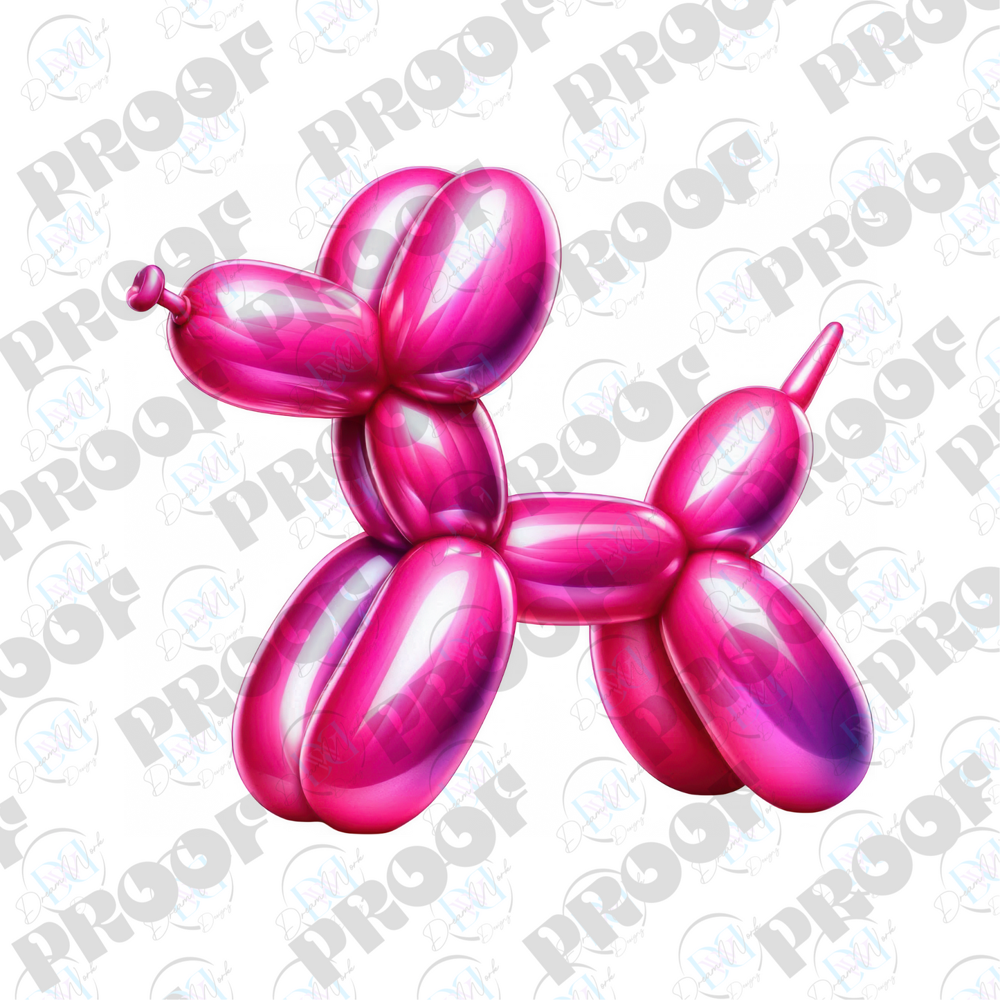 Balloon Dog Metallic (Multiple Options Apparel)