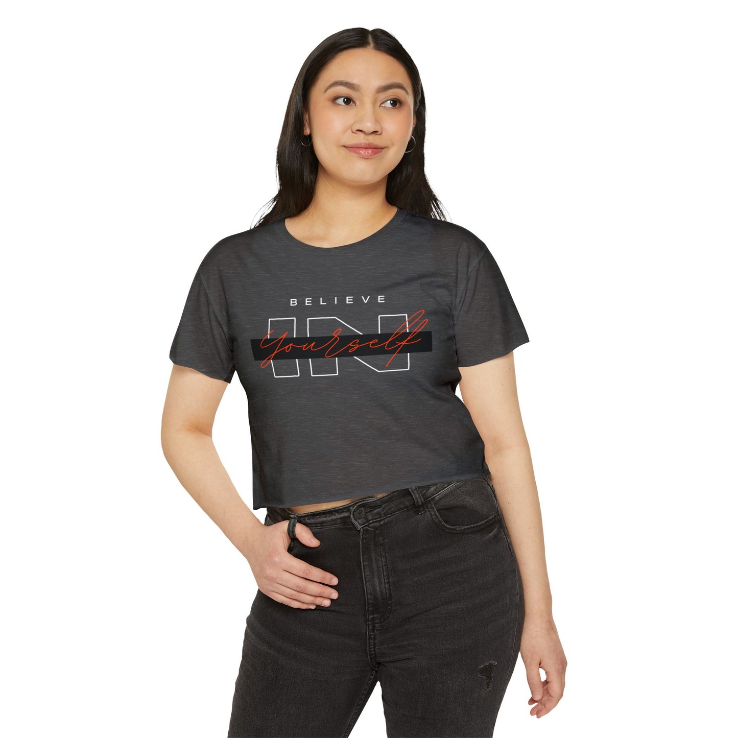 Believe IN Yourself Women's Crop Top