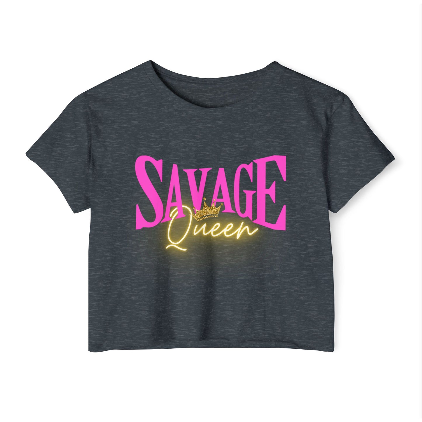 Savage Queen Festival Crop Top