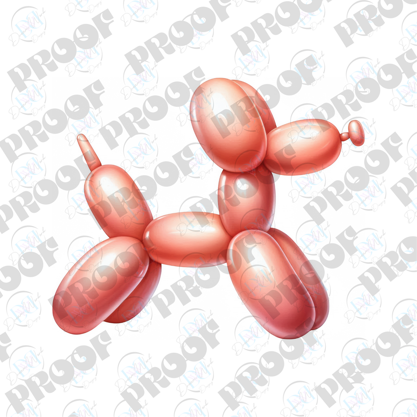 Balloon Dog Metallic (Multiple Options Apparel)