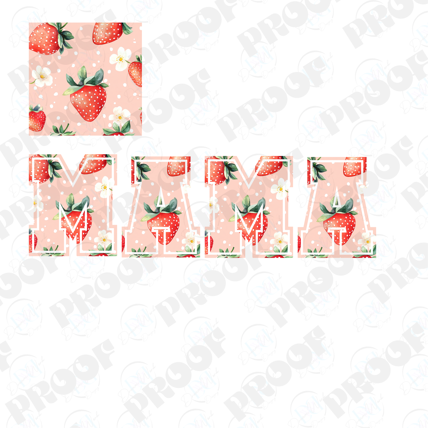 MAMA 42 Strawberry (Multiple Options Apparel)