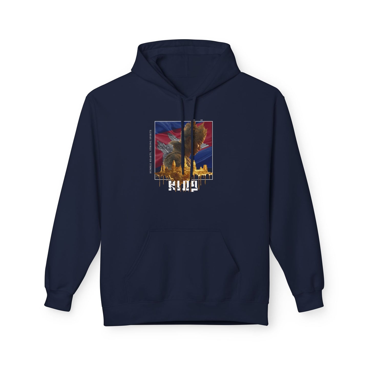 KING Royalty Hoodies | Custom Flag Background Option | Luxury Streetwear Hoodie | Dream Work Designz