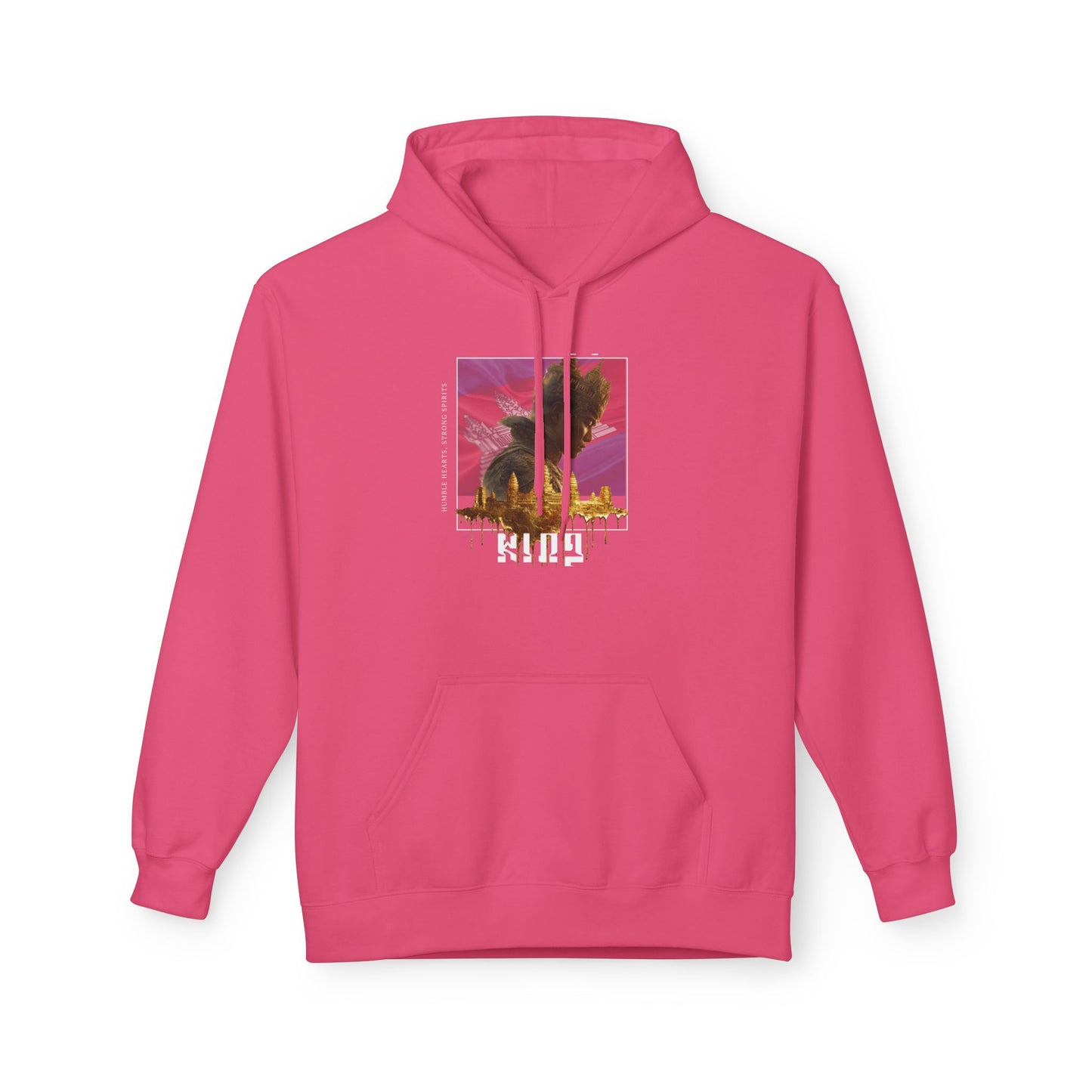 KING Royalty Hoodies | Custom Flag Background Option | Luxury Streetwear Hoodie | Dream Work Designz