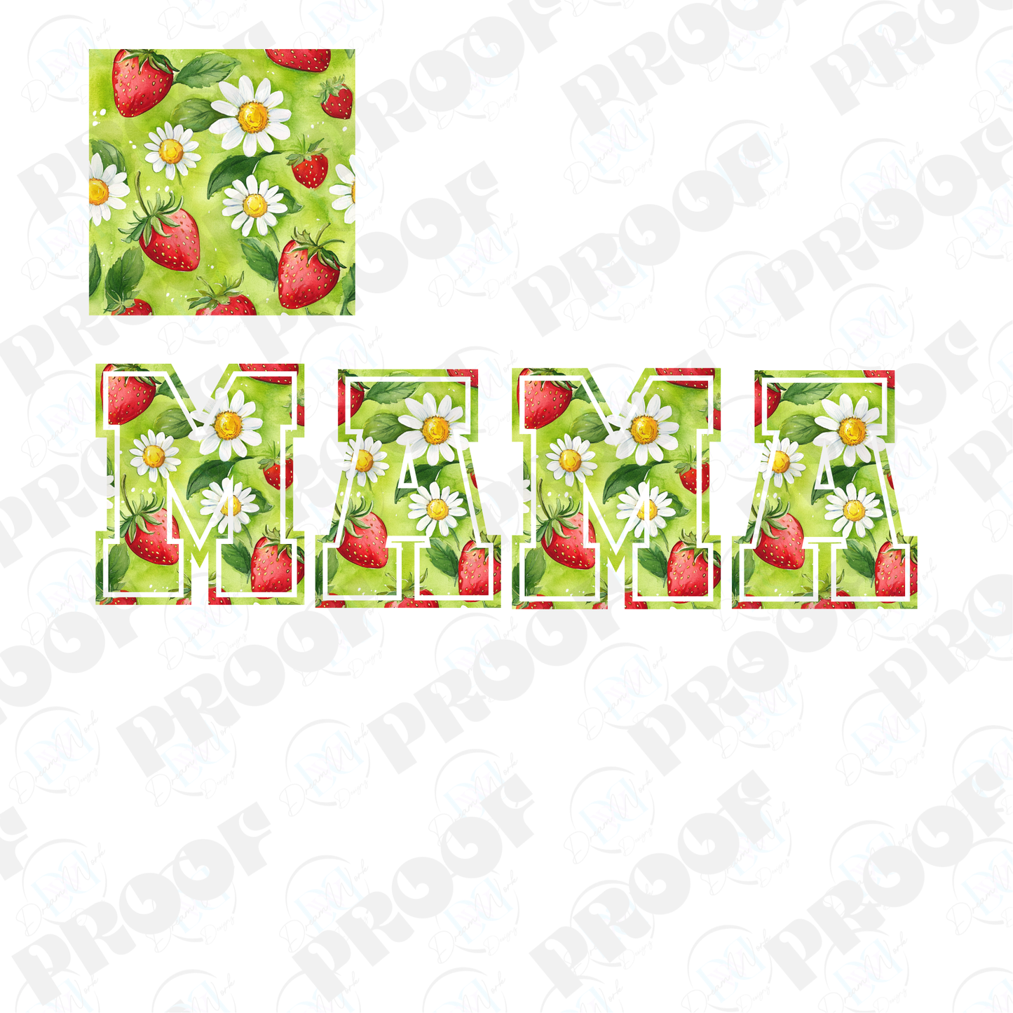 MAMA 42 Strawberry (Multiple Options Apparel)