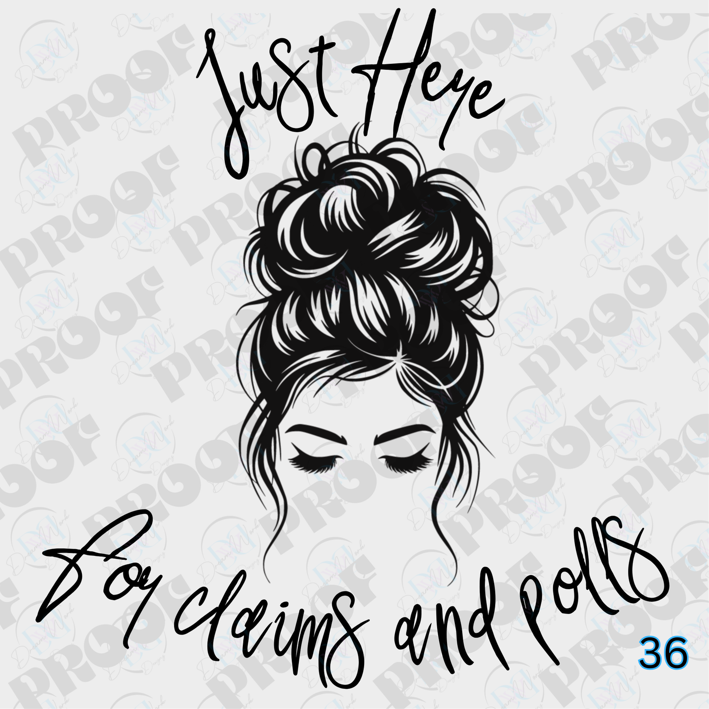 Messy Bun Girlies  (Multiple Options Apparel)