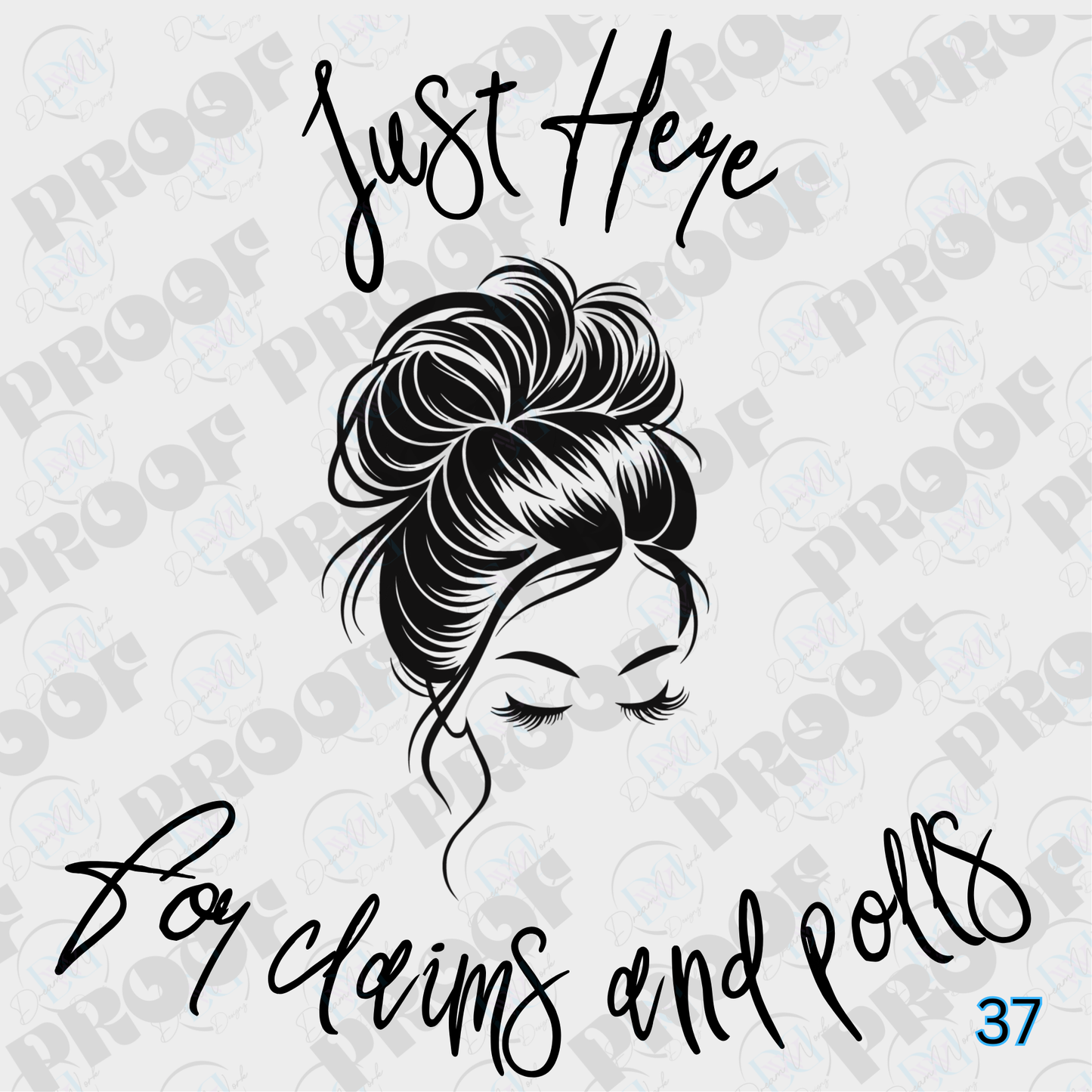Messy Bun Girlies  (Multiple Options Apparel)