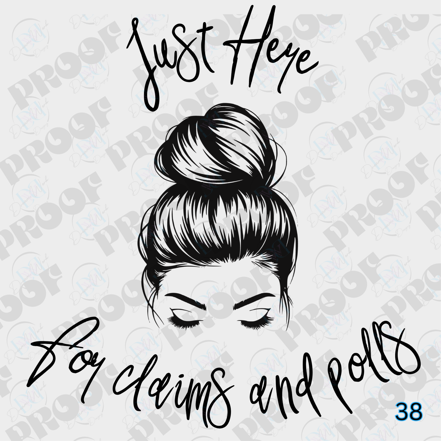 Messy Bun Girlies  (Multiple Options Apparel)