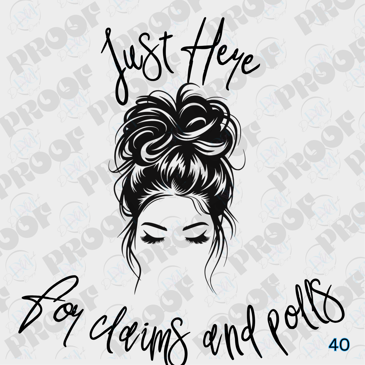 Messy Bun Girlies  (Multiple Options Apparel)