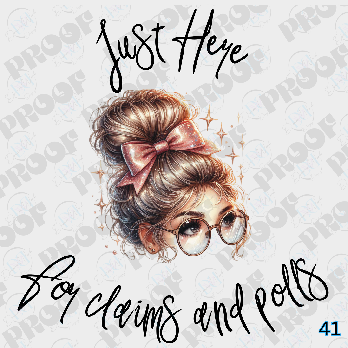 Messy Bun Girlies  (Multiple Options Apparel)