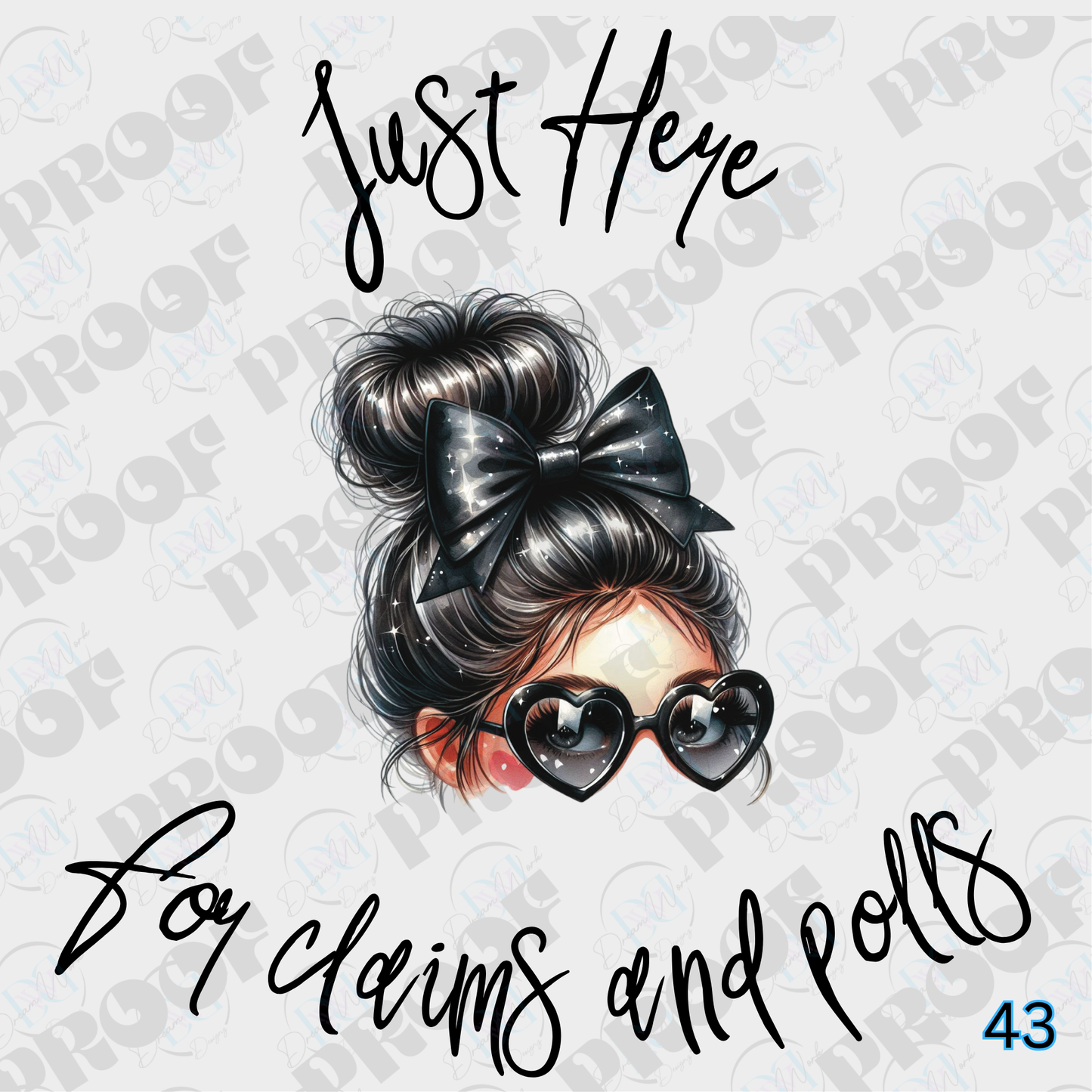 Messy Bun Girlies  (Multiple Options Apparel)