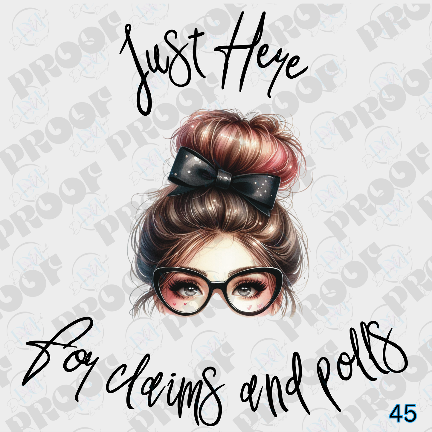 Messy Bun Girlies  (Multiple Options Apparel)