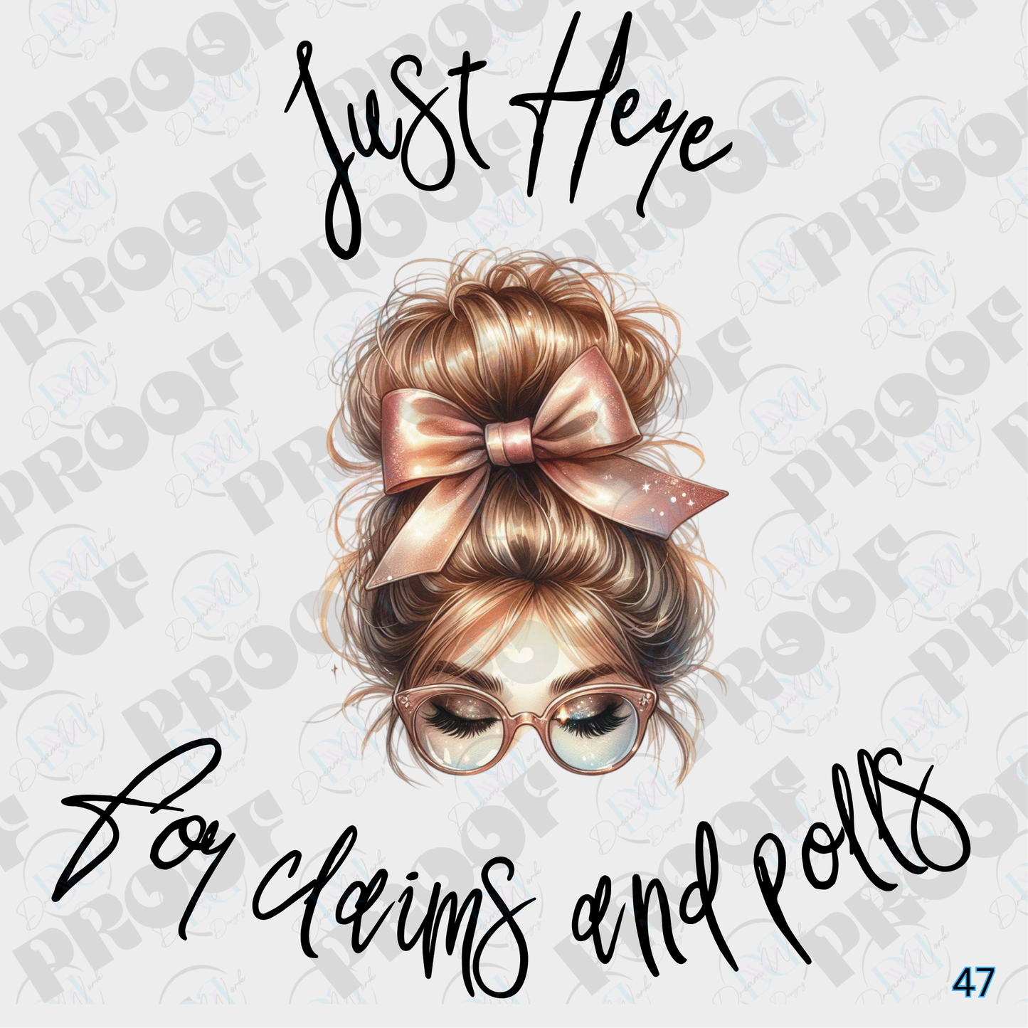 Messy Bun Girlies  (Multiple Options Apparel)