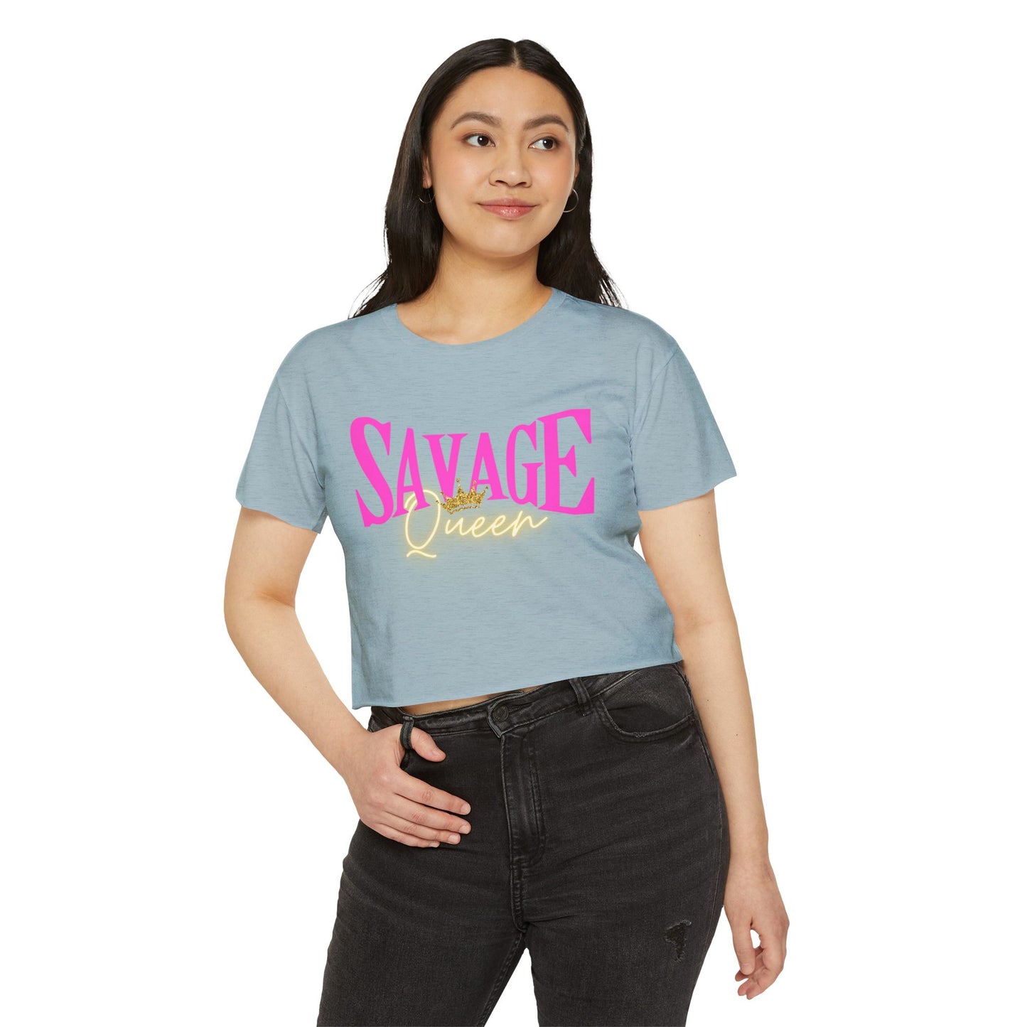 Savage Queen Festival Crop Top