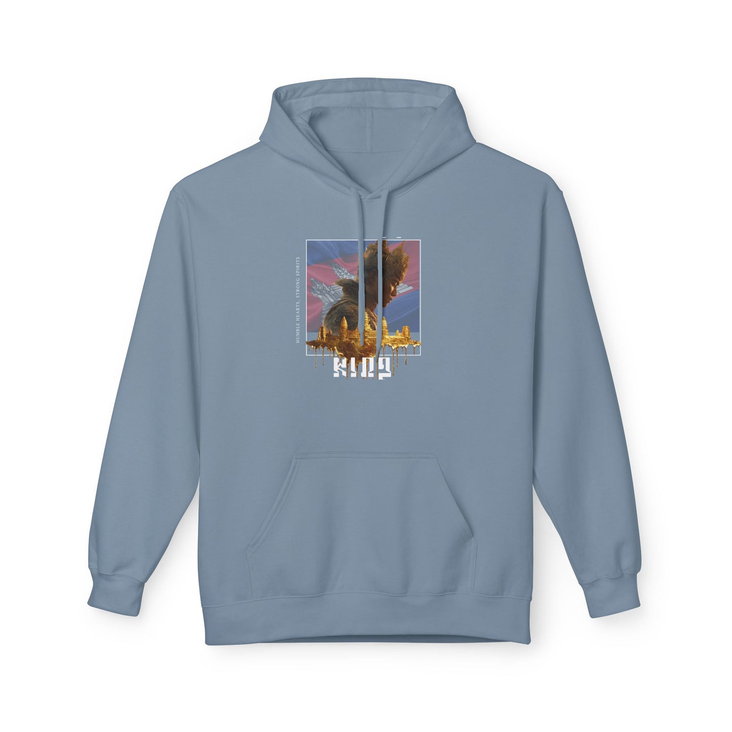 KING Royalty Hoodies | Custom Flag Background Option | Luxury Streetwear Hoodie | Dream Work Designz