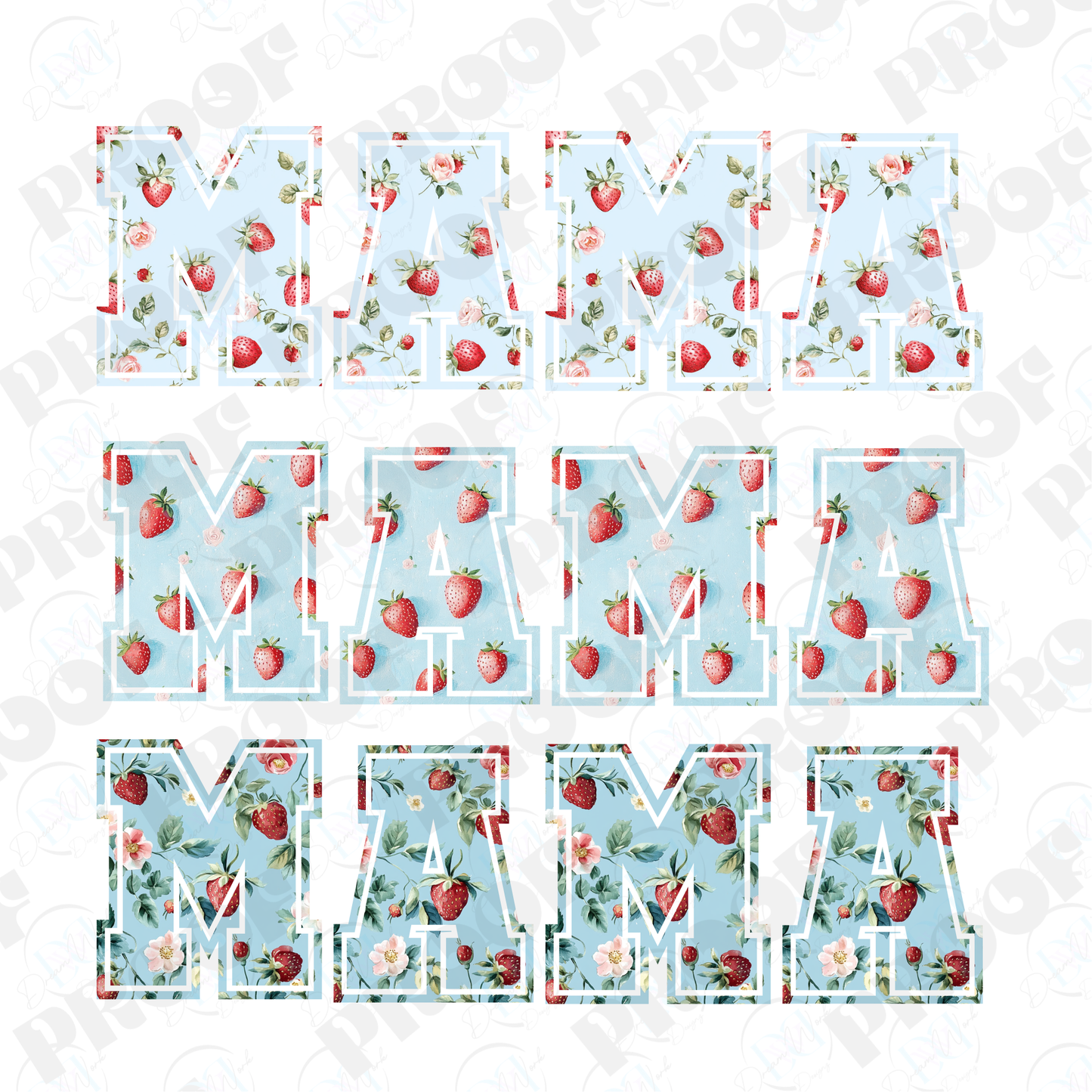 MAMA 42 Strawberry (Multiple Options Apparel)