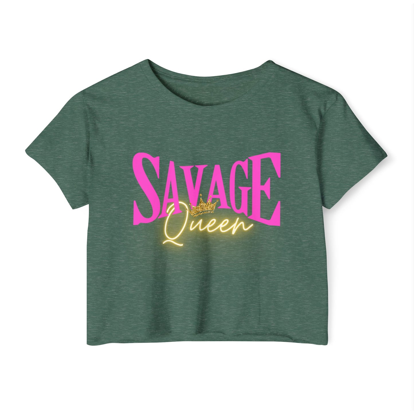 Savage Queen Festival Crop Top