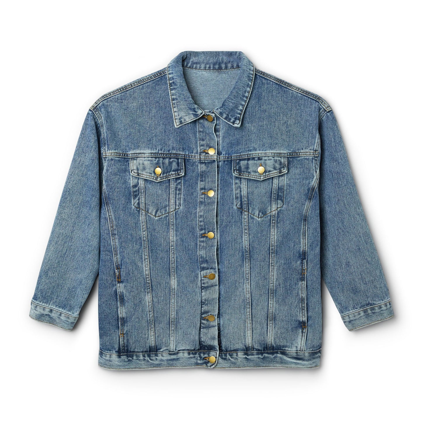 Queen of Hearts Vintage Women's Denim Jacket