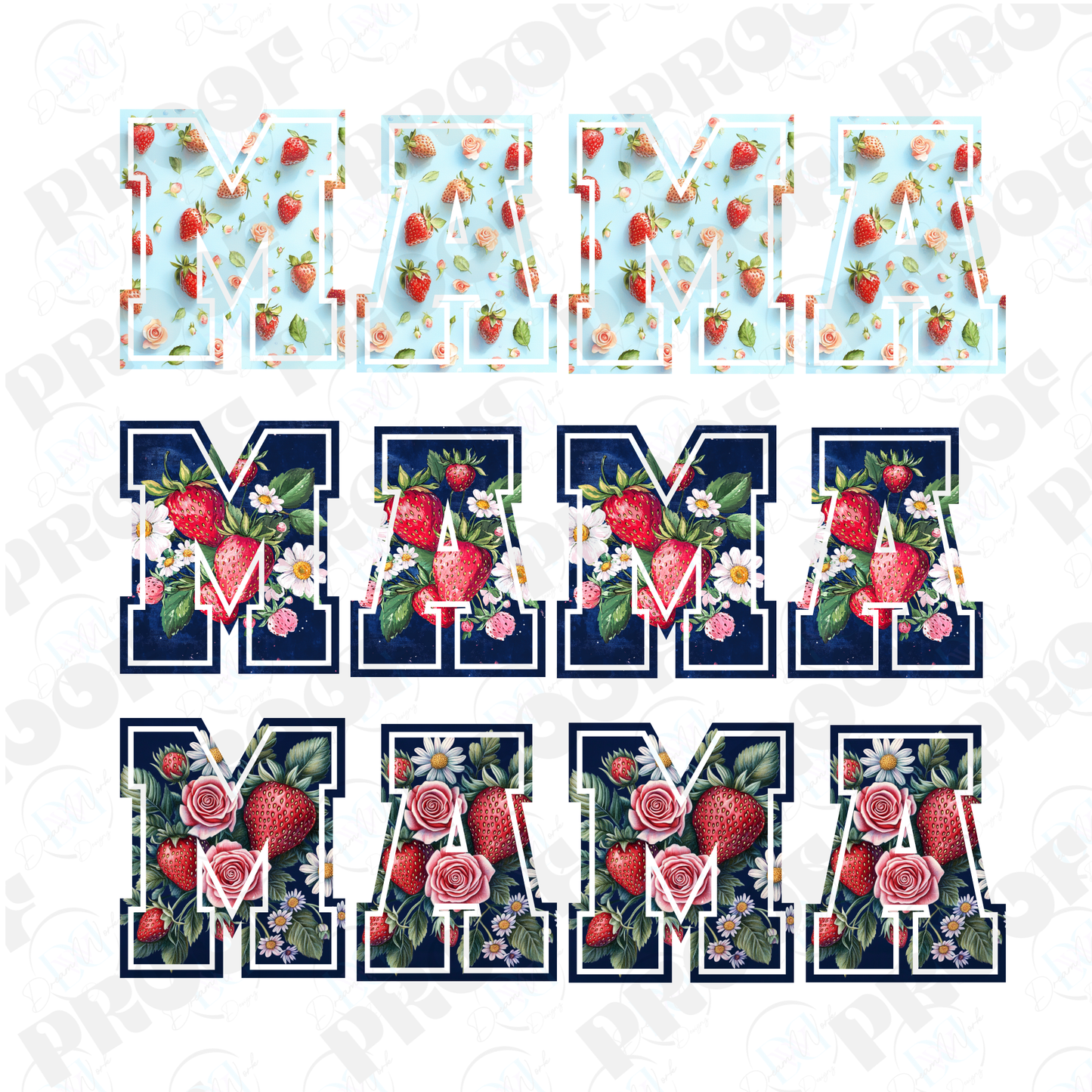 MAMA 42 Strawberry (Multiple Options Apparel)
