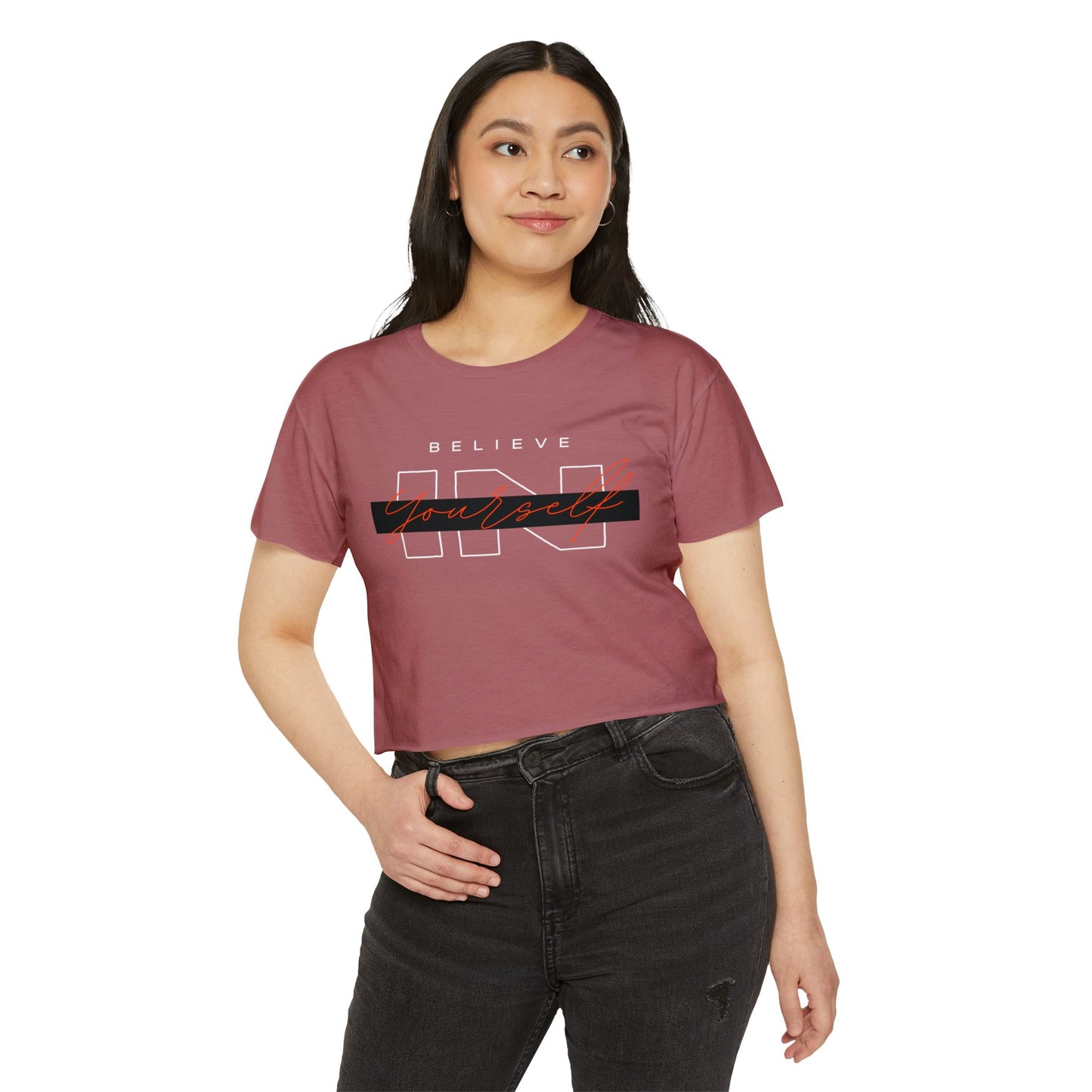 Believe IN Yourself Women's Crop Top