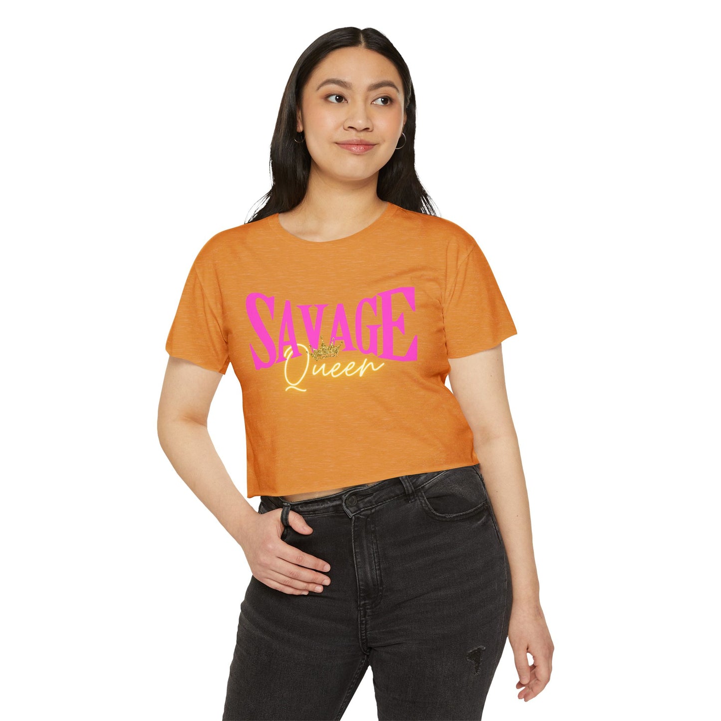 Savage Queen Festival Crop Top