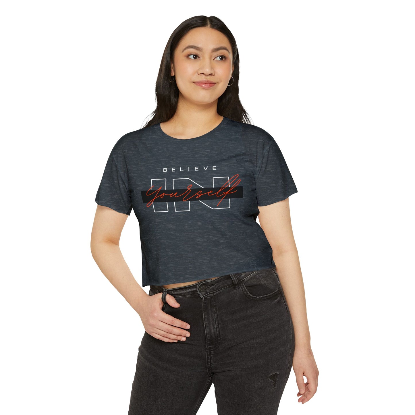 Believe IN Yourself Women's Crop Top