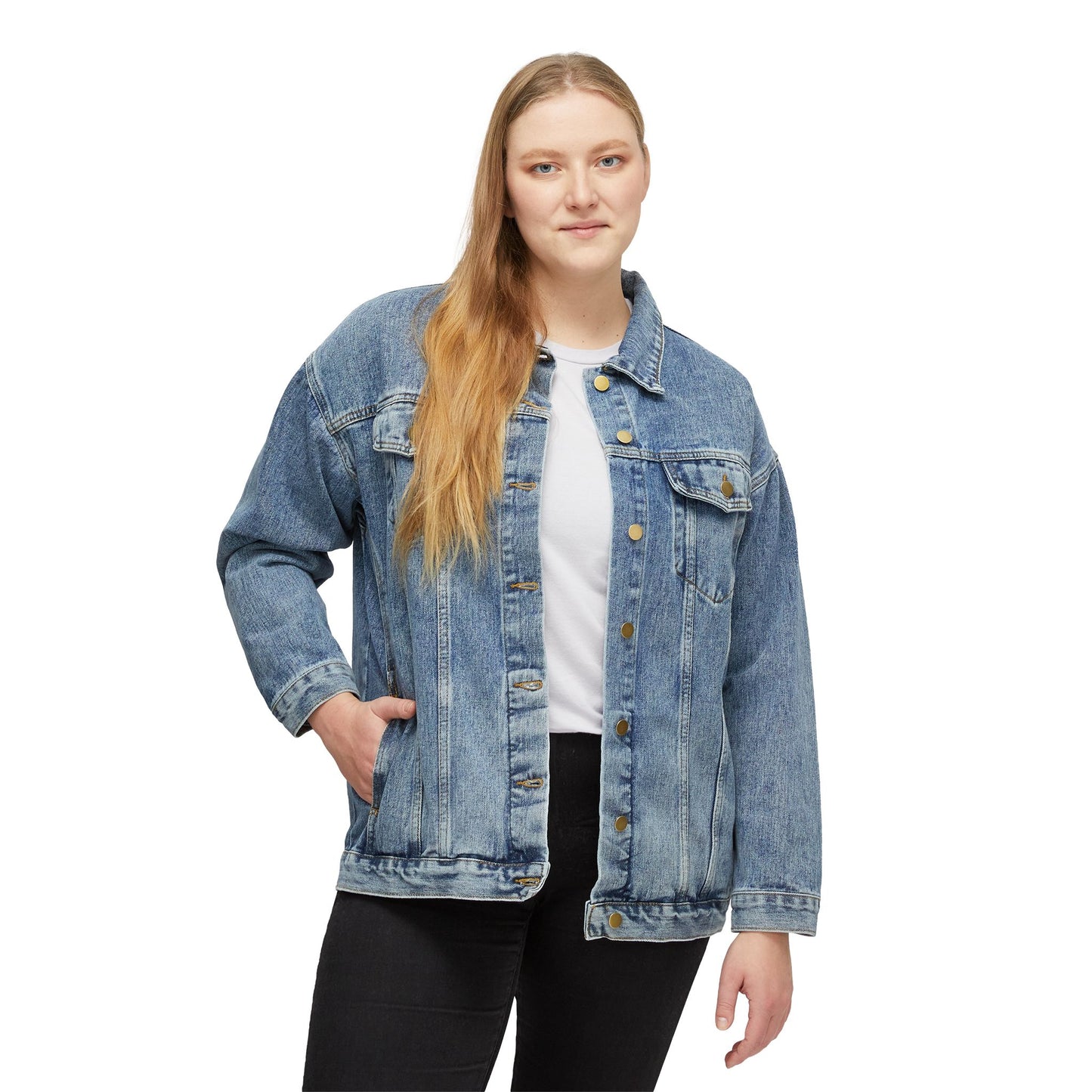 Queen of Spades Vintage Women's Denim Jacket