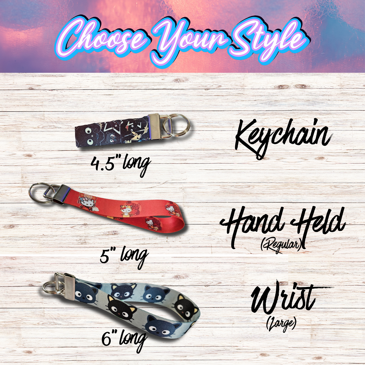 Sanrio Keychain / Wrist Lanyard