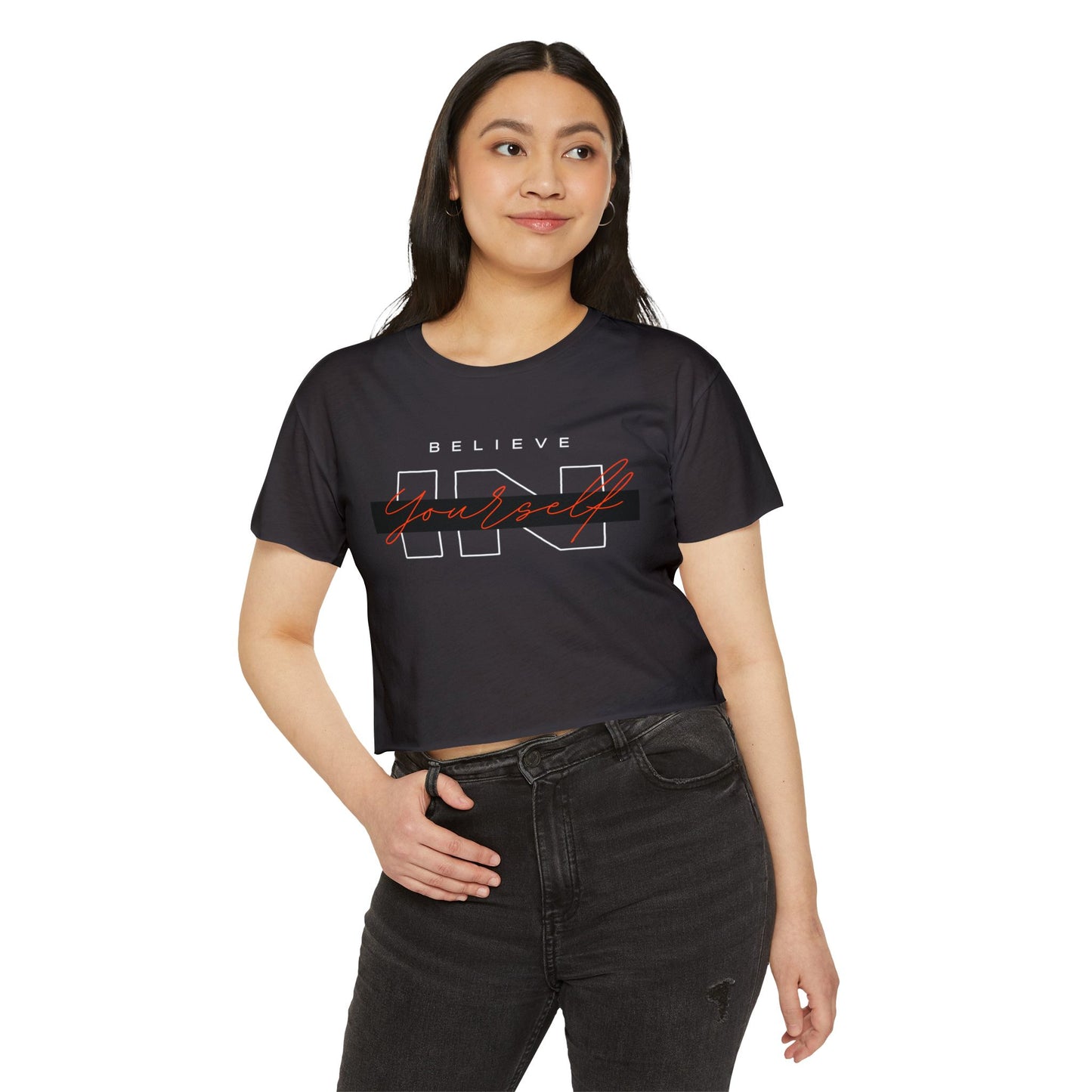Believe IN Yourself Women's Crop Top