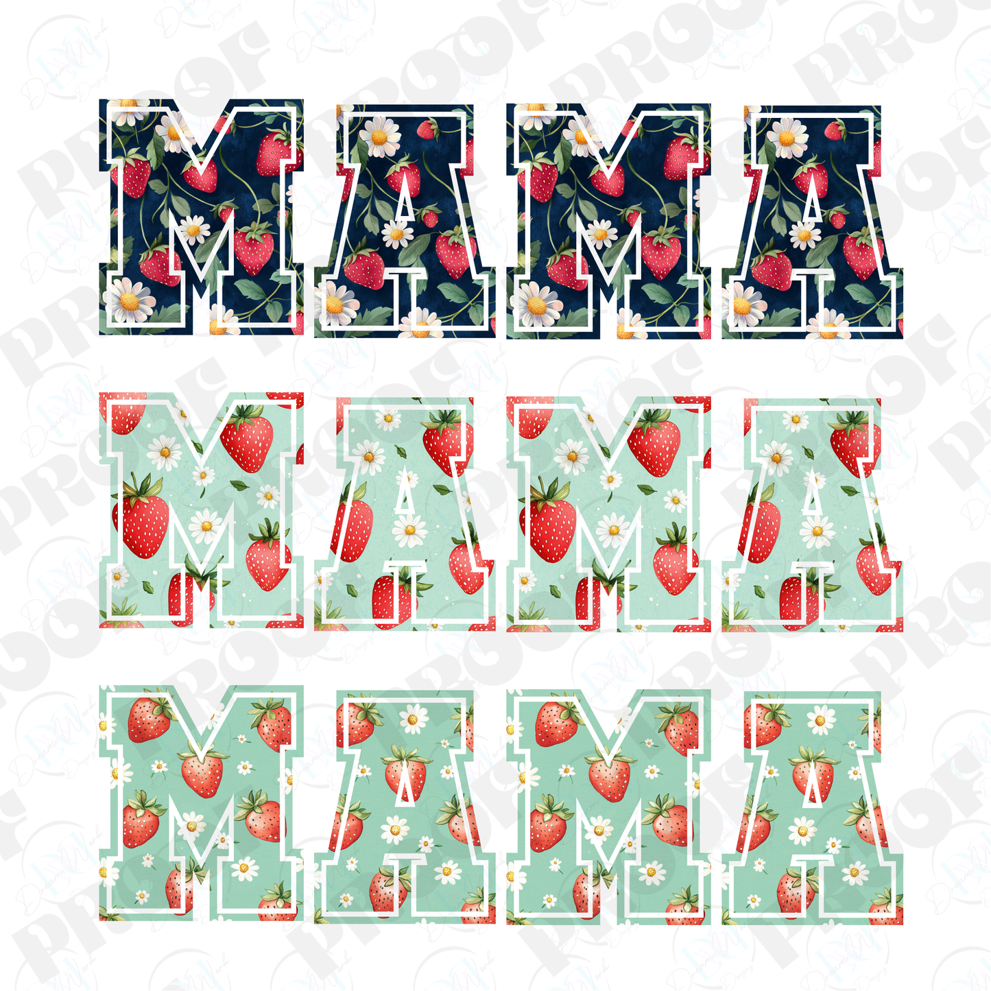 MAMA 42 Strawberry (Multiple Options Apparel)