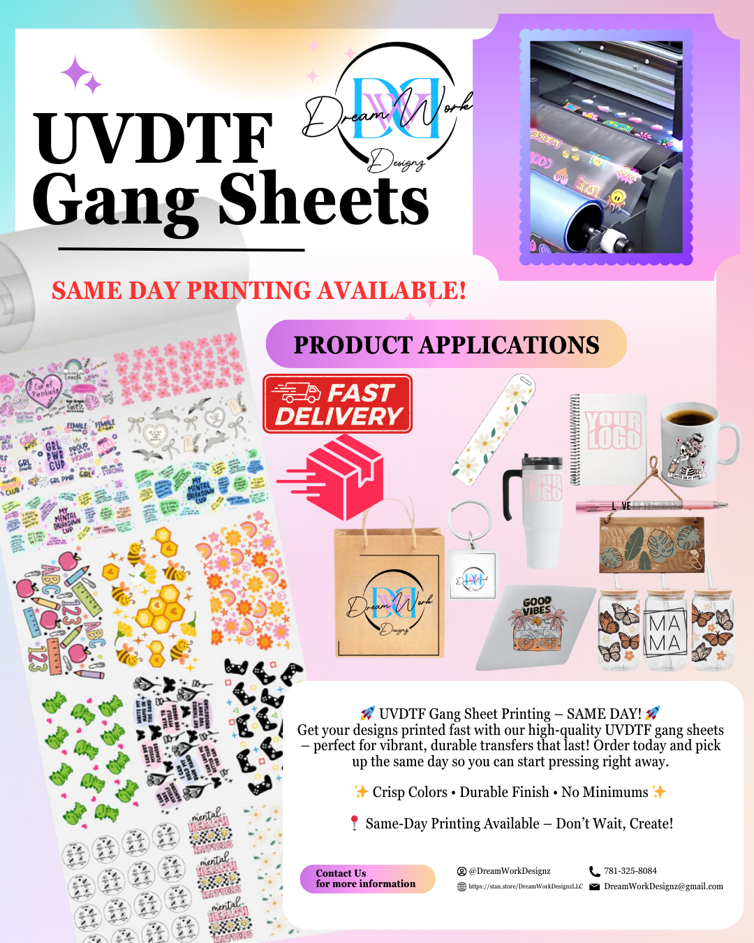 UVDTF Gang Sheet Auto Builder – Automatic Layout for UV Decals & Cup Wraps